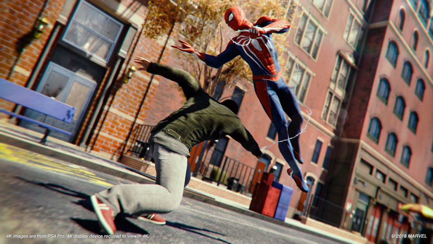 Spider-Man PS4 gameplay